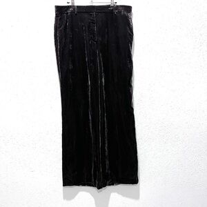 Ann Taylor The Perfect Wide-Leg Pant in‎ Drapey Velvet 14
